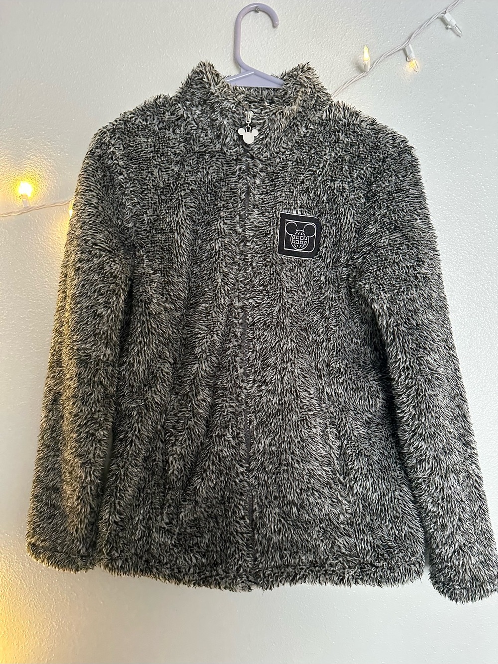 Disneyworld Sherpa Zip Up Sweater